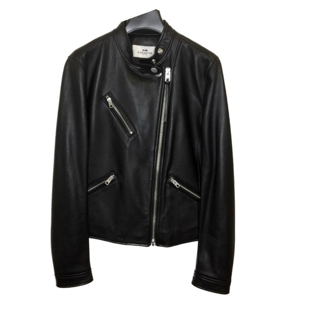 💯COACH Leather Jacket